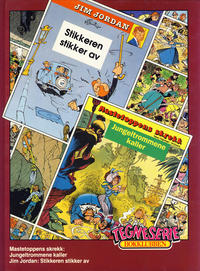 Cover Thumbnail for Tegneseriebokklubben (Hjemmet / Egmont, 1985 series) #70 - Mastetoppens skrekk: Jungeltrommene kaller; Jim Jordan: Stikkeren stikker av