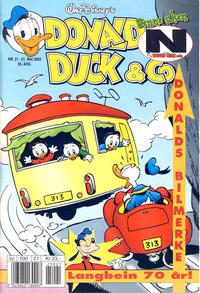 Cover Thumbnail for Donald Duck & Co (Hjemmet / Egmont, 1948 series) #21/2002