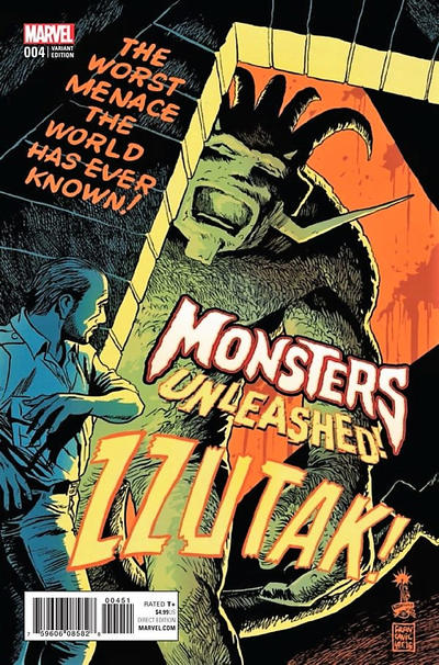 Cover for Monsters Unleashed (Marvel, 2017 series) #4 [Francesco Francavilla 1950s Movie Poster Variant]