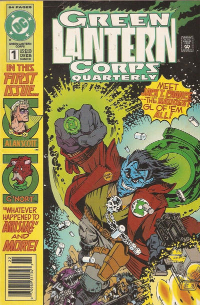 Cover for Green Lantern Corps Quarterly (DC, 1992 series) #1 [Newsstand]