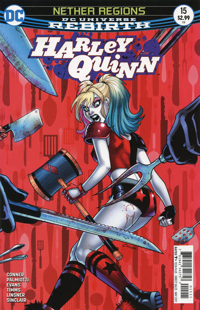 Cover for Harley Quinn (DC, 2016 series) #15 [Amanda Conner Cover]