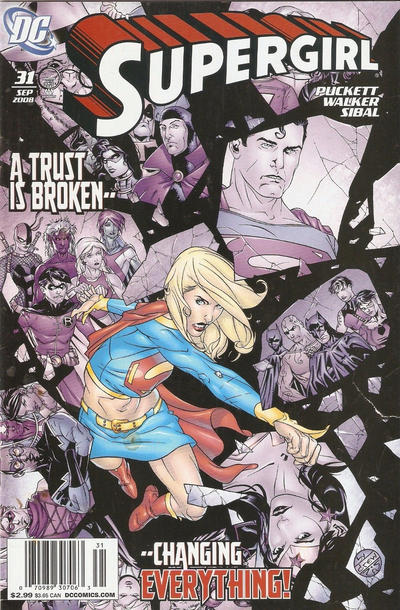 Cover for Supergirl (DC, 2005 series) #31 [Newsstand]