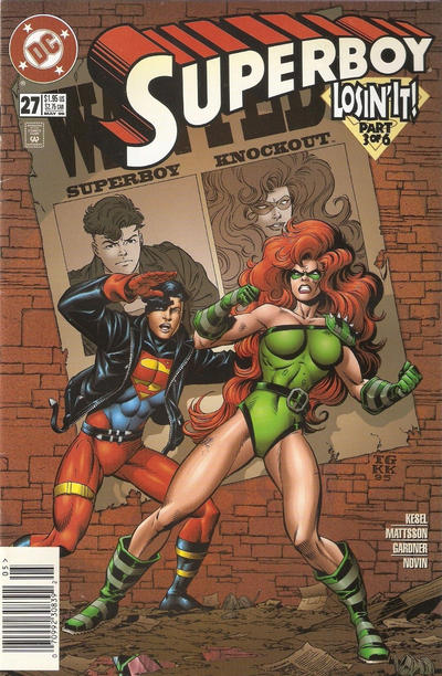 Cover for Superboy (DC, 1994 series) #27 [Newsstand]