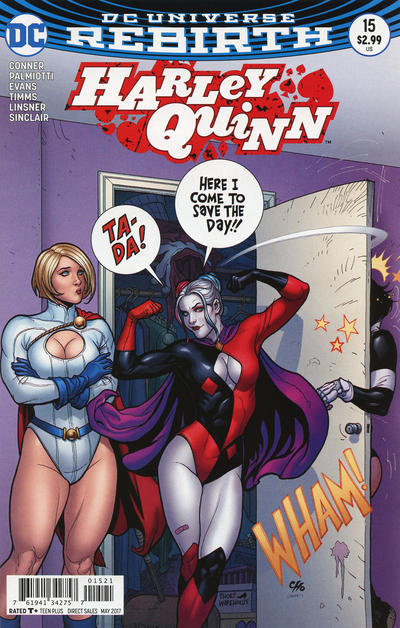 Cover for Harley Quinn (DC, 2016 series) #15 [Frank Cho Cover]
