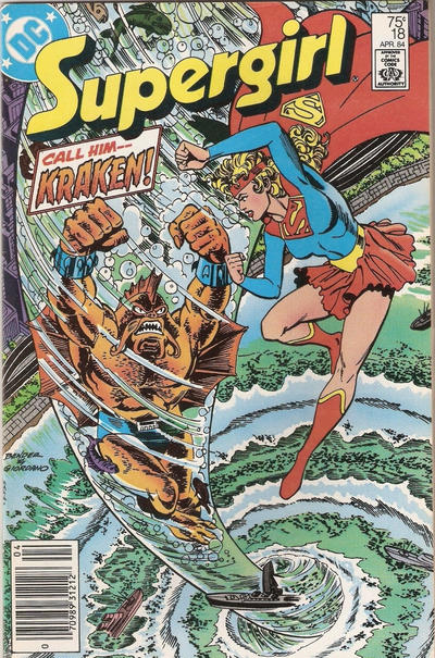 Cover for Supergirl (DC, 1983 series) #18 [Newsstand]