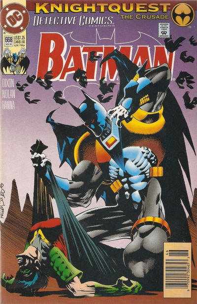 Cover for Detective Comics (DC, 1937 series) #668 [Newsstand]
