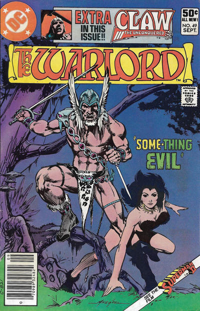 Cover for Warlord (DC, 1976 series) #49 [Newsstand]