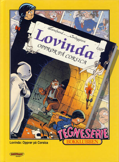 Cover for Tegneseriebokklubben (Hjemmet / Egmont, 1985 series) #75 - Langbein album nr. 2: Langbein Columbus; Lovinda: Opprør på Corsica