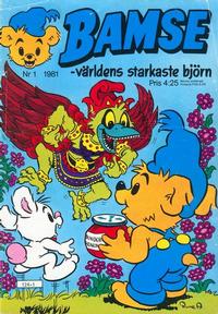 Cover Thumbnail for Bamse (Atlantic Förlags AB, 1977 series) #1/1981