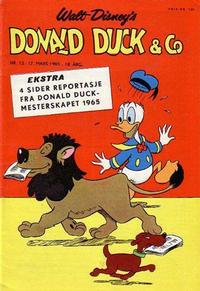 Cover for Donald Duck & Co (Hjemmet / Egmont, 1948 series) #12/1965