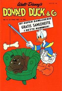 Cover for Donald Duck & Co (Hjemmet / Egmont, 1948 series) #14/1965