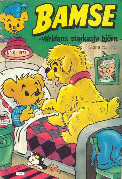 Cover for Bamse (Atlantic Förlags AB, 1977 series) #6/1977