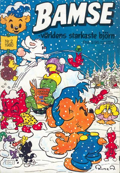 Cover for Bamse (Atlantic Förlags AB, 1977 series) #2/1980
