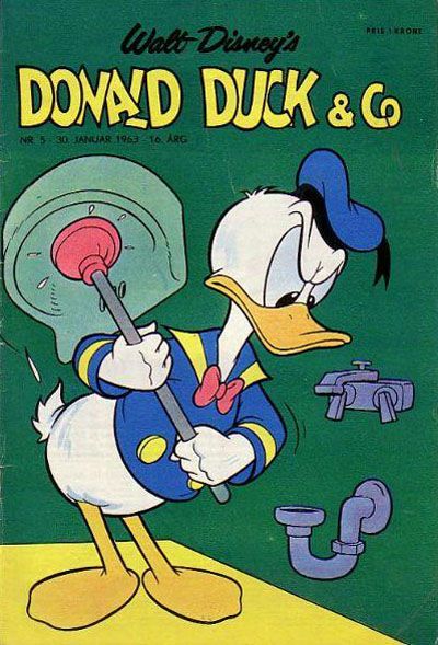 Cover for Donald Duck & Co (Hjemmet / Egmont, 1948 series) #5/1963