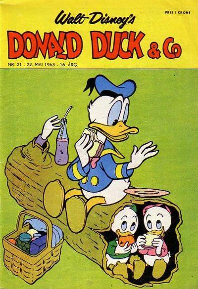 Cover for Donald Duck & Co (Hjemmet / Egmont, 1948 series) #21/1963