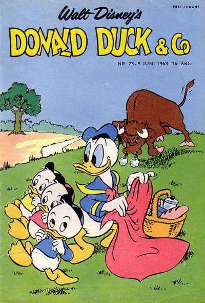 Cover for Donald Duck & Co (Hjemmet / Egmont, 1948 series) #23/1963