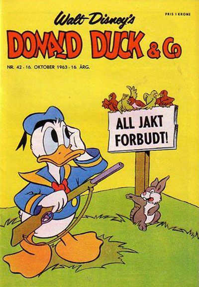 Cover for Donald Duck & Co (Hjemmet / Egmont, 1948 series) #42/1963