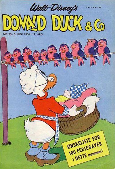 Cover for Donald Duck & Co (Hjemmet / Egmont, 1948 series) #23/1964