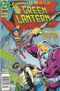 Cover for Green Lantern (DC, 1990 series) #53 [Newsstand]