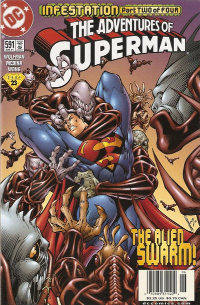 Cover for Adventures of Superman (DC, 1987 series) #591 [Newsstand]