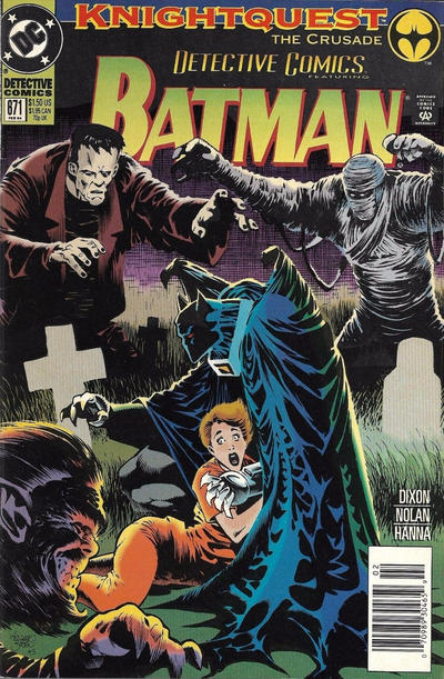 Cover for Detective Comics (DC, 1937 series) #671 [Newsstand]