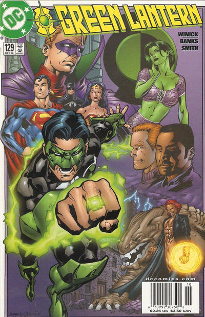 Cover for Green Lantern (DC, 1990 series) #129 [Newsstand]