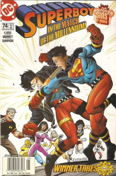 Cover for Superboy (DC, 1994 series) #74 [Newsstand]