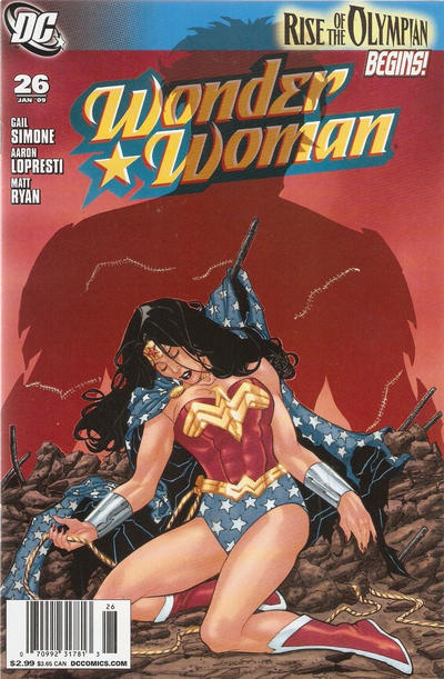 Cover for Wonder Woman (DC, 2006 series) #26 [Newsstand]