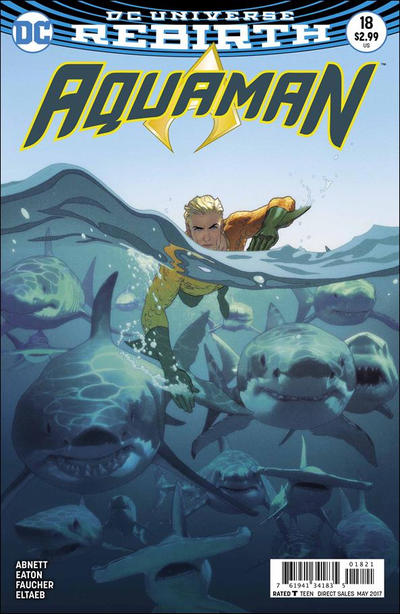 Cover for Aquaman (DC, 2016 series) #18 [Joshua Middleton Variant Cover]