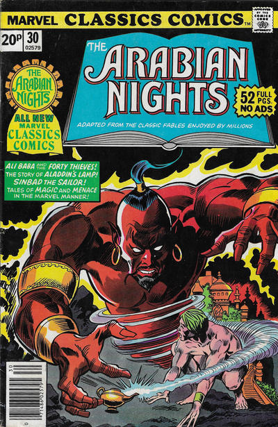 Cover for Marvel Classics Comics (Marvel, 1976 series) #30 - The Arabian Nights [British]
