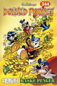 Cover Thumbnail for Donald Pocket (Hjemmet / Egmont, 1968 series) #344 - Raske penger [bc 239 58 FRU]