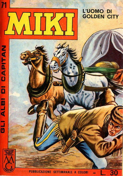Cover for Gli Albi di Capitan Miki (Casa Editrice Dardo, 1962 series) #71