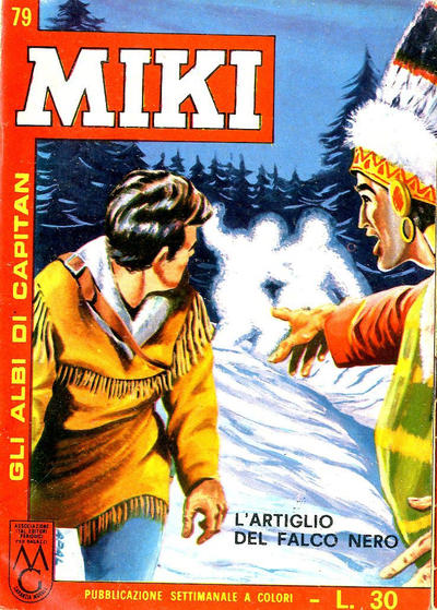 Cover for Gli Albi di Capitan Miki (Casa Editrice Dardo, 1962 series) #79