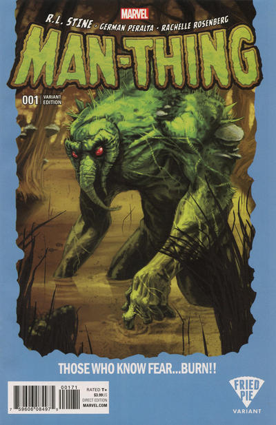 Cover for Man-Thing (Marvel, 2017 series) #1 [Fried Pie Exclusive Kalman Andrasofszky Variant]