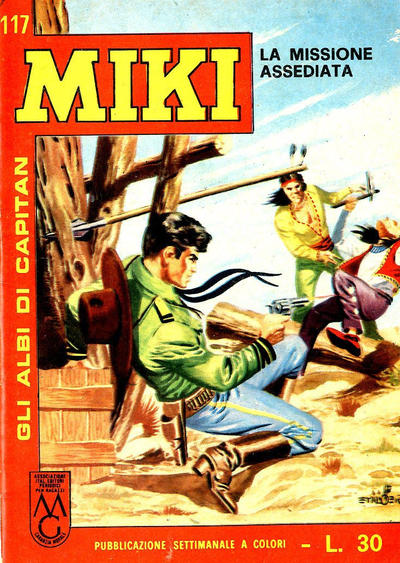 Cover for Gli Albi di Capitan Miki (Casa Editrice Dardo, 1962 series) #117