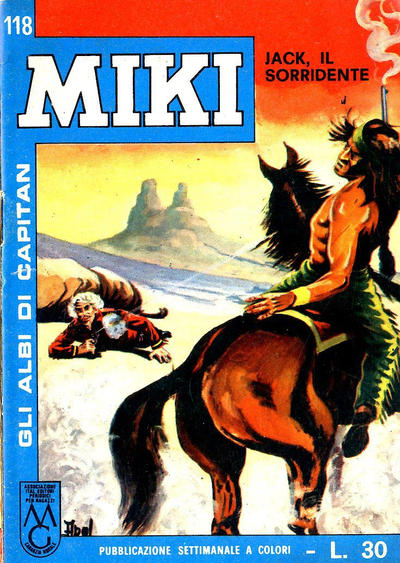 Cover for Gli Albi di Capitan Miki (Casa Editrice Dardo, 1962 series) #118