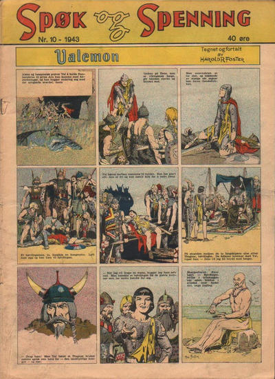 Cover for Spøk og Spenning (Magasinet For Alle, 1941 series) #10/1943