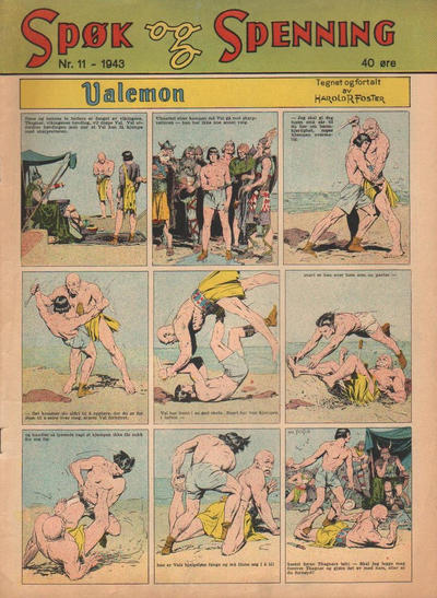 Cover for Spøk og Spenning (Magasinet For Alle, 1941 series) #11/1943