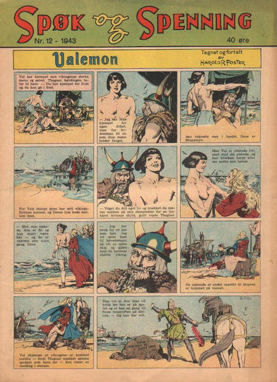 Cover for Spøk og Spenning (Magasinet For Alle, 1941 series) #12/1943