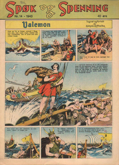Cover for Spøk og Spenning (Magasinet For Alle, 1941 series) #14/1943