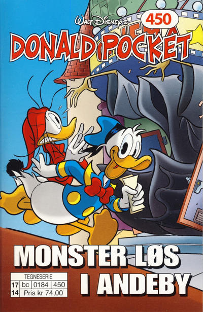 Cover for Donald Pocket (Hjemmet / Egmont, 1968 series) #450 - Monster løs i Andeby