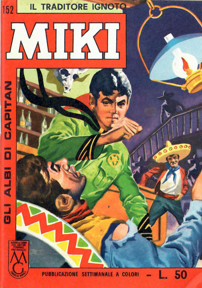Cover for Gli Albi di Capitan Miki (Casa Editrice Dardo, 1962 series) #152