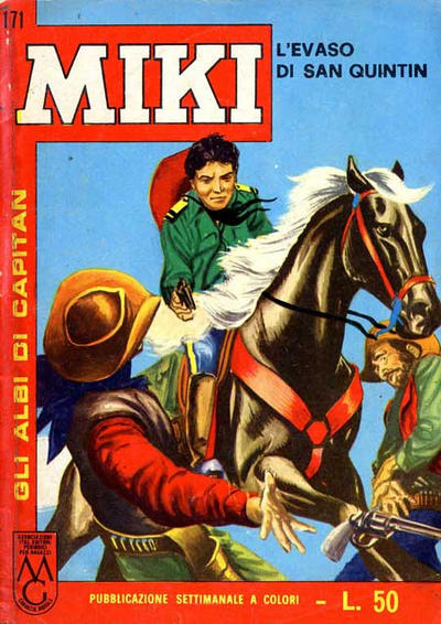 Cover for Gli Albi di Capitan Miki (Casa Editrice Dardo, 1962 series) #171