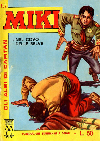Cover for Gli Albi di Capitan Miki (Casa Editrice Dardo, 1962 series) #192