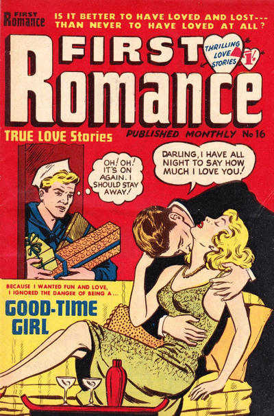 Cover for First Romance (Magazine Management, 1952 series) #16