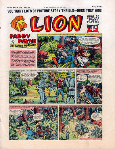 Cover for Lion (Amalgamated Press, 1952 series) #372