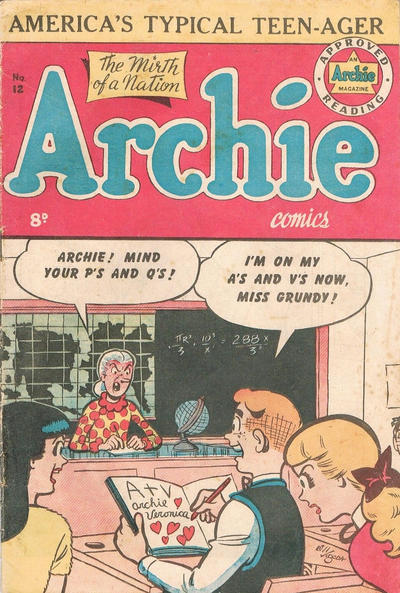 Cover for Archie Comics (H. John Edwards, 1950 ? series) #12