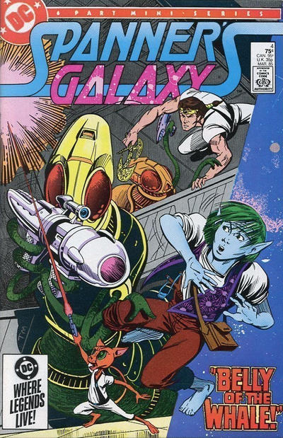 Cover for Spanner's Galaxy (DC, 1984 series) #4 [Direct]