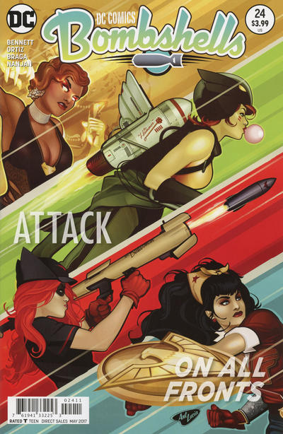 Cover for DC Comics: Bombshells (DC, 2015 series) #24
