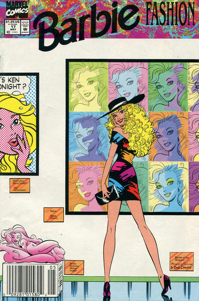 Cover for Barbie Fashion (Marvel, 1991 series) #17 [Newsstand]